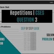 Repetitions CSES Problem Set Placement Preparation 5