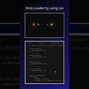 Dots Loader By Using Css Coding Webdevelopment Python Css3animation Webdesign Htmlcss