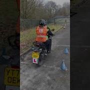 Holly Performing A Perfect Motorcycle U Turn Module 1 Motorcycle Test Training