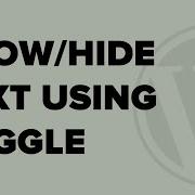 How To Show And Hide Text In WordPress Posts With The Toggle Effect