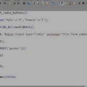 Radio Button List In HTML Using PHP And Submit Onchange Event