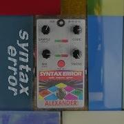 Alexander Pedals Syntax Error