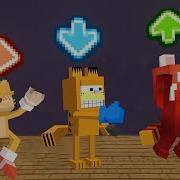 FNF Character Test Gameplay VS Minecraft Animation VS Gorefield VS Turning Red