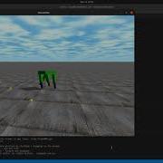 Open Dynamics Engine Quadruped Robot 3D