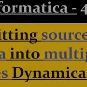 Splitting Source Data Into Multiple Files Dynamically