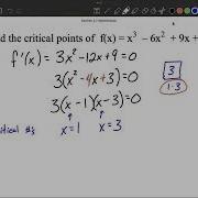 Find Critical Points Of A Polynomial