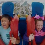 KIDS Siblings 1 Funny Slingshot Ride Compilation