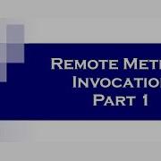 RMI Remote Method Invocation In Java Part 1