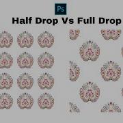 Half Drop Repeat Vs Full Drop Repeat Which One Is Better For Textile Printing Photoshop Tutorial