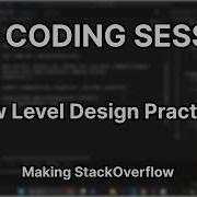 Low Level Design Live Coding Making StackOverflow