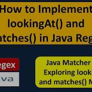 How To Use LookingAt And Matches Methods Of Matcher Class Java Regex Regex In Java