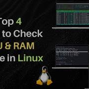 Top 4 Ways To Check CPU RAM Usage In Linux
