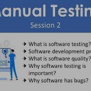 Manual Testing Session 2 Software Testing For Beginners