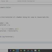 How To Find The Factorial Of A Number Using For Loop In Javascript Learn With Sazzad