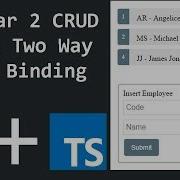 Angular 2 CRUD Two Way Data Binding