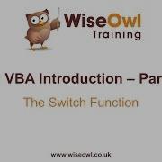 Excel VBA Introduction Part 54 2 The Switch Function