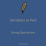 Perl Lec2 String Operations In Perl