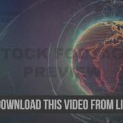 Wireframe Globe Loops Seamlessly Plexus Abstract Background Slow Rotating Full HD