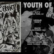YOUTH OF TODAY Live At CBGB New York NY December 15 1985