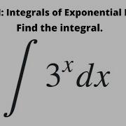 Calculus I Integrals Of Exponential Functions
