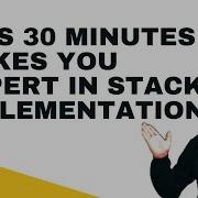 Stack Implementation Using List Push Pop Display Function This 30 Minutes Make You Expert In Stack