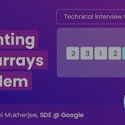 Counting Subarrays Problem Subarray Sum Equals K Technical Interview Questions Ep 6 CodeChef