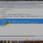 JSF DataTable