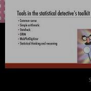 Stanford Webinar How To Be A Statistical Detective