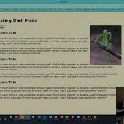 Create A Dark Mode And Light Mode Option Using JavaScript SetAttribute And InnerHTML