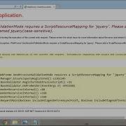 Fix The Unobtusive Error In Asp Net