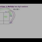 Multiplication Using Rectangle Sections To Multiply Two Digit Numbers On Vimeo