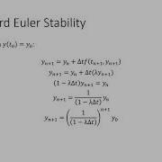 Numerical Analysis Stability Conditions