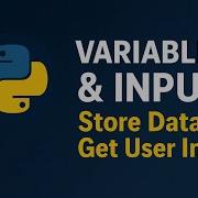 Python Variables User Input Learn Python In 4 Minutes
