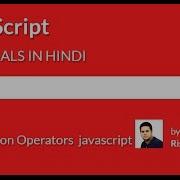 JavaScript Tutorials For Beginners In Hindi 9 Comparison Operators In JavaScript