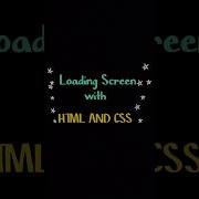 Loading Screen With Html And Css Shorts Trending Ytshorts Viral Programming CodeSagaAcademy