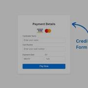 How To Design A Credit Card Payment Form Using HTML CSS Step By Step Tutorial