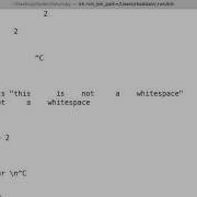 Lecture 5 Ruby Line Ending Characters N And