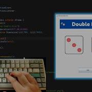 ASMR Programming Random Dice Game Java Swing Tutorial