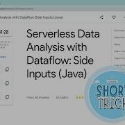 Serverless Data Analysis With Dataflow Side Inputs Java Qwiklabs Coursera With Explanation