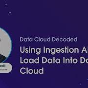 Using Ingestion API To Load Data Into Data Cloud Data Cloud Decoded