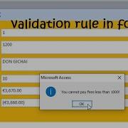 Validation Rule In FORMS Microsoft Access Change Lowercase To Uppercase Using Validation On Forms