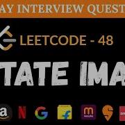 Rotate Image 90 Leetcode 48 In Place JavaScript Solution