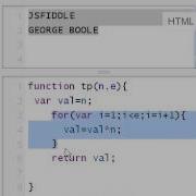JAVASCRIPT Using JSFIDDLE Power Function