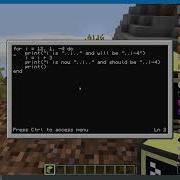 ComputerCraft Lua 1 6 Fundamentals For Loops