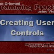 OOP Programming VB 10L Creating Custom User Controls