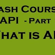 Crash Course On API Part 1 What Is An API Yusy4code