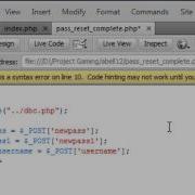 PHP Password Reset Part 3