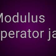 Modulus Operator In Java