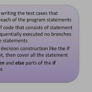 Statements Coverage Testing Techniques Software Testing And Quality Assurance