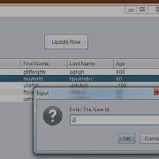 JAVA Tutorial How To Update JTable Selected Row Using JOptionPane In Java With Source Code